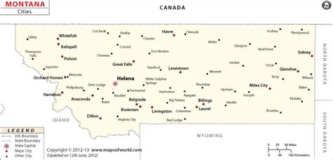 map of montana towns|List of municipalities in Montana .